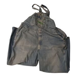 Vintage Key Imperial Mens Bib Overalls Size 52 X 30 Grunge Worn Faded Farmer #1